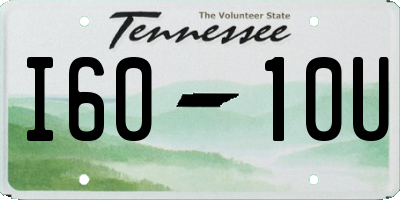 TN license plate I6010U