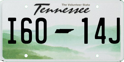 TN license plate I6014J
