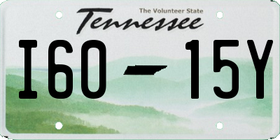 TN license plate I6015Y