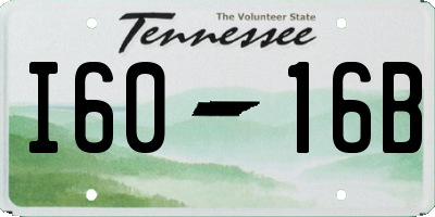 TN license plate I6016B