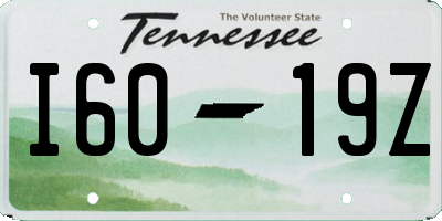 TN license plate I6019Z
