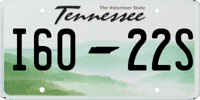 TN license plate I6022S