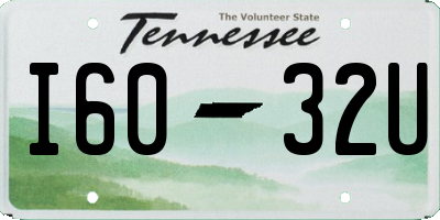 TN license plate I6032U