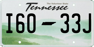 TN license plate I6033J