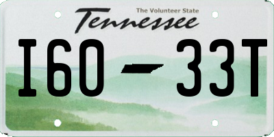 TN license plate I6033T