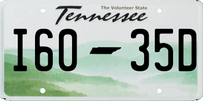 TN license plate I6035D