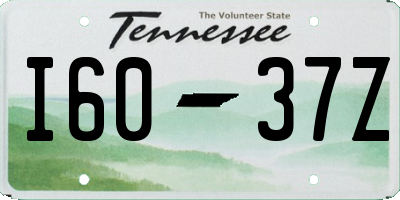 TN license plate I6037Z