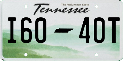 TN license plate I6040T