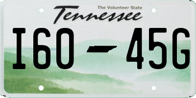 TN license plate I6045G