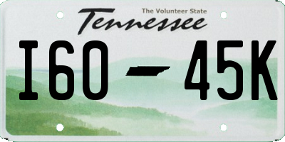 TN license plate I6045K