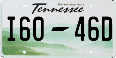 TN license plate I6046D