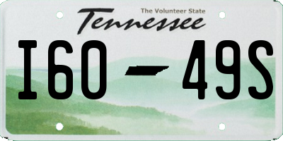 TN license plate I6049S