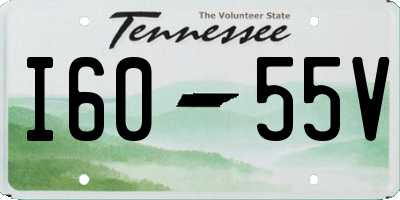 TN license plate I6055V