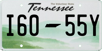TN license plate I6055Y
