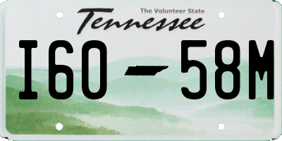 TN license plate I6058M