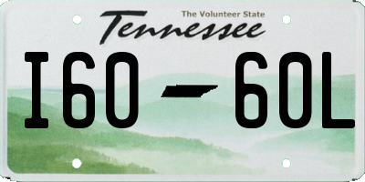 TN license plate I6060L
