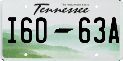 TN license plate I6063A