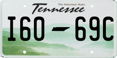 TN license plate I6069C