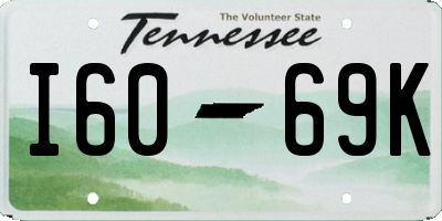 TN license plate I6069K