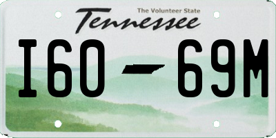 TN license plate I6069M
