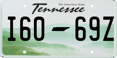 TN license plate I6069Z