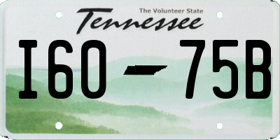 TN license plate I6075B