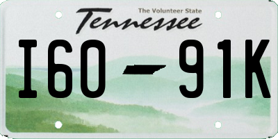 TN license plate I6091K