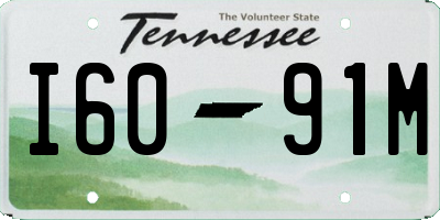 TN license plate I6091M