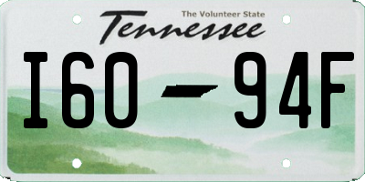 TN license plate I6094F
