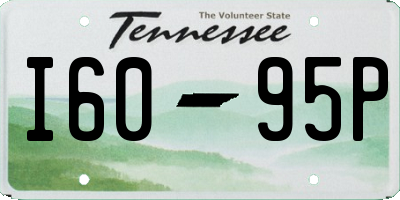 TN license plate I6095P