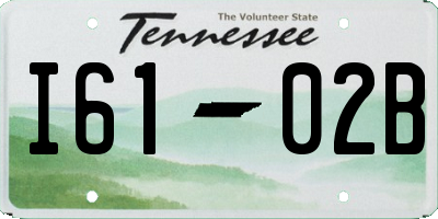 TN license plate I6102B