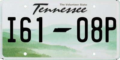 TN license plate I6108P