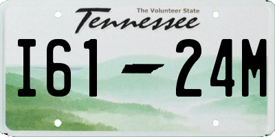 TN license plate I6124M