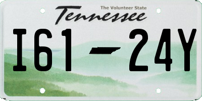 TN license plate I6124Y