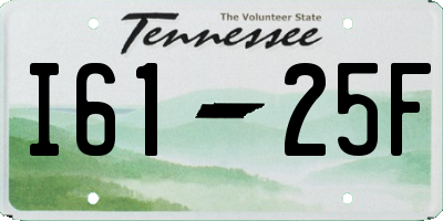 TN license plate I6125F