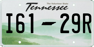 TN license plate I6129R