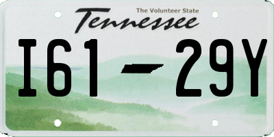 TN license plate I6129Y