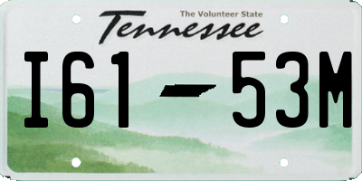 TN license plate I6153M