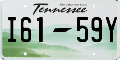 TN license plate I6159Y