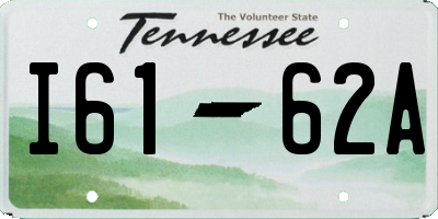 TN license plate I6162A