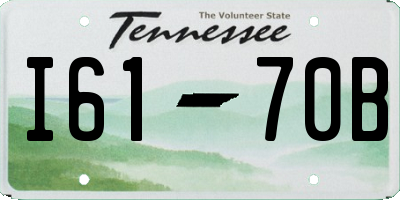 TN license plate I6170B