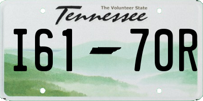 TN license plate I6170R