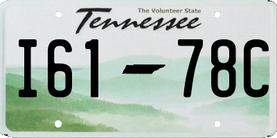 TN license plate I6178C