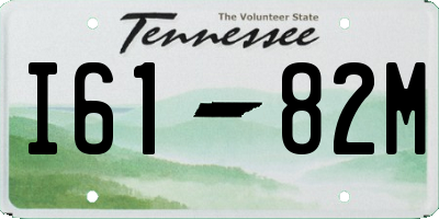 TN license plate I6182M