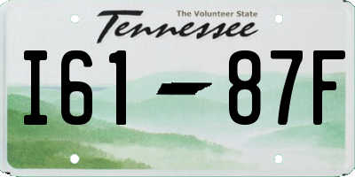 TN license plate I6187F