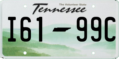 TN license plate I6199C