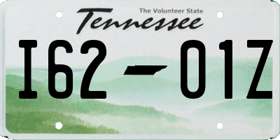TN license plate I6201Z