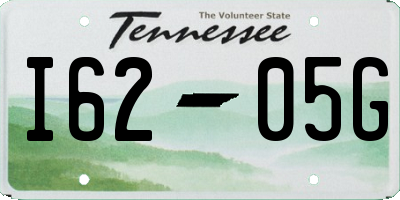 TN license plate I6205G