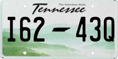 TN license plate I6243Q