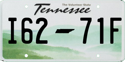 TN license plate I6271F